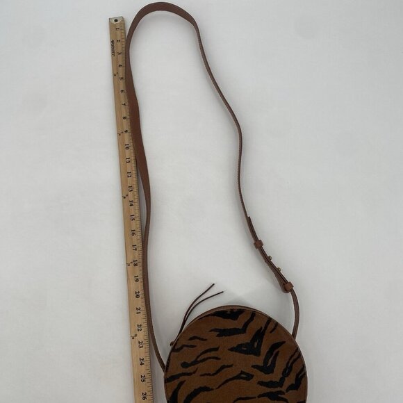 Madewell The Simple Circle Crossbody Bag Handbag Purse With Calf Hair NWT - Picture 11 of 15